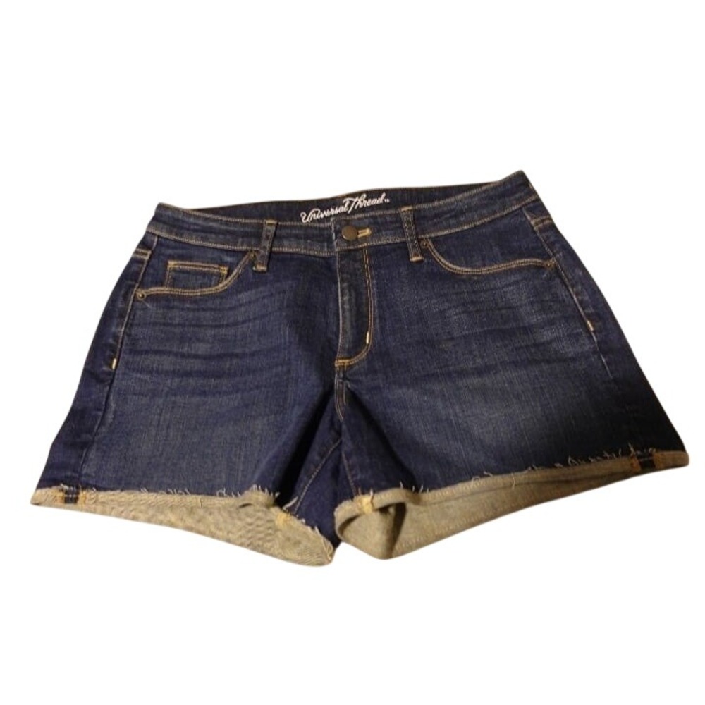 SummerWear Universal Thread Denim Cutoff Short Dark Wash High Rise Women Sz 10R